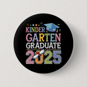 Absolvent des Kindergartens 2025 Abschluss Schule Button