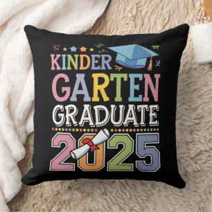 Absolvent des Kindergartens 2025 Abschluss Schule Kissen