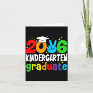 Absolvent des Kindergartens 2026 Abschluss lustige Karte