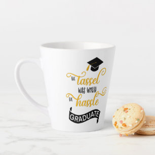 Absolvent Die Quaste War Den Aufwand Wert Milchtasse