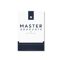Absolvent Master-Abschluss 2026 Individuelle Leinw