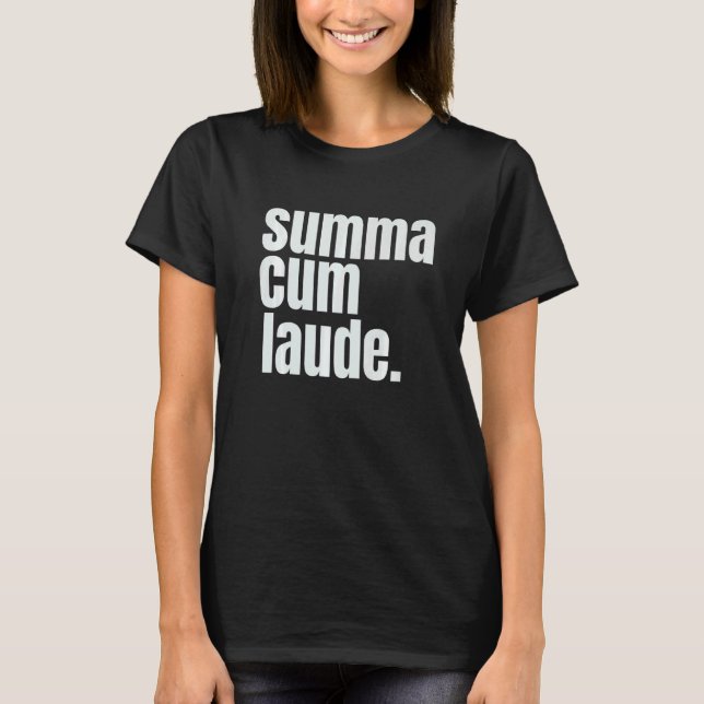Absolvent mit Auszeichnung T-Shirt (Vorderseite)