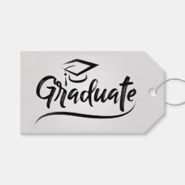 Absolvent mit GraduiertenCap Geschenkanhänger