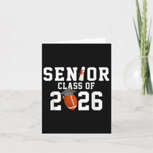 Absolvent Senior CL of 2026 Abschluss American Foo Karte