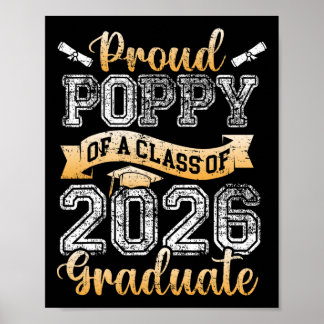 Absolvent Stolz Mohnblume Von Einem Cl 2026 Senior Poster