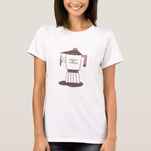 Absolvent und Koffeingeboostert T-Shirt