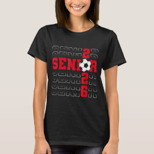 Absolventen 2026 Abschlussklasse 2026 Schul-Fußbal T-Shirt