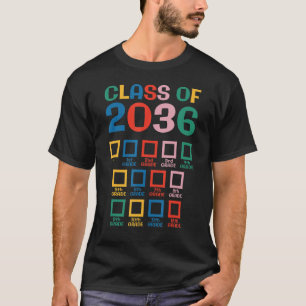 Absolventen-Checkliste Kindergarten Klasse 2036 Wa T-Shirt