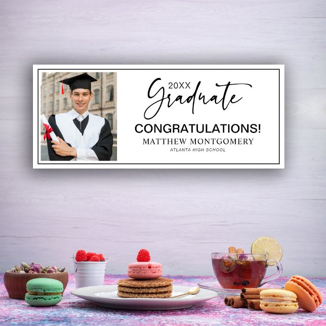 Absolventen-Gratulationsskript Foto 20XX  Banner (Von Creator hochgeladen)