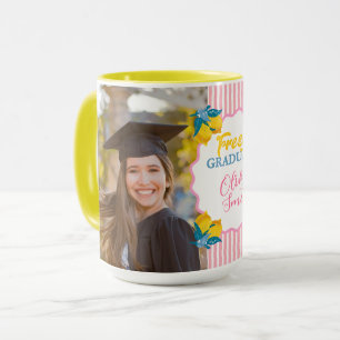 Absolventen-Pink-Limonade-Abschlussfoto-Klasse Tasse