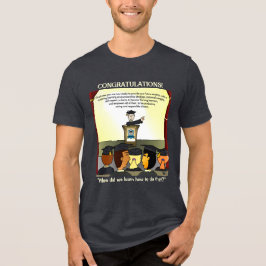 Absolventen Tri-Blend Shirt