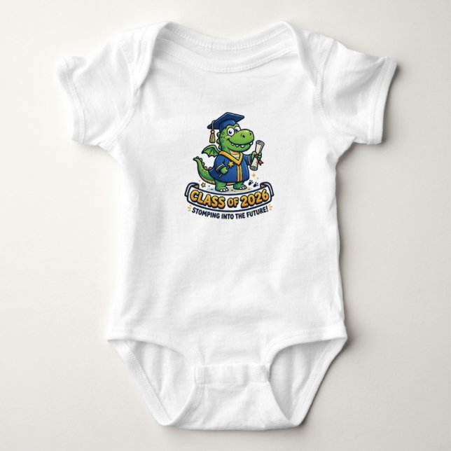 ABSOLVENTENKLASSE 2026 BABY STRAMPLER (Vorderseite)