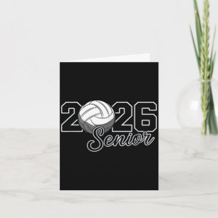 Absolventin 2026 Volleyball-Mutter High-School-Abs Karte