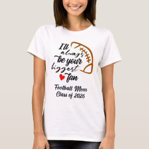 Absolventin der Abschlussklasse der Football-Mütte T-Shirt
