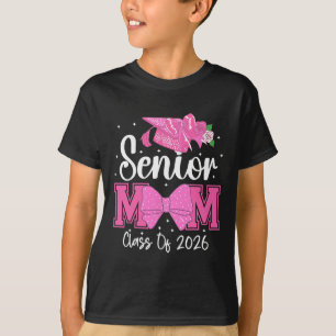 Absolventin Mama Cl Von 2026 Rosa Coquette Schleif T-Shirt