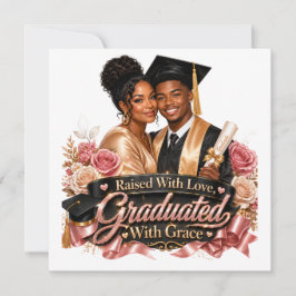 Absolventin mit Grazie Sohn Save The Date