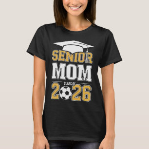 Absolventin Mutter Cl Von 2026 Absolvent Fußball 2 T-Shirt