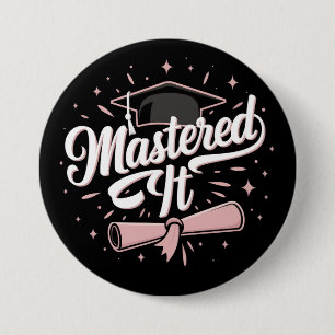 Absolviert Meister-Abschluss-Absolvent MBA-Abschlu Button