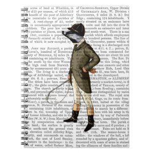 Absperrung des Riders Notizblock