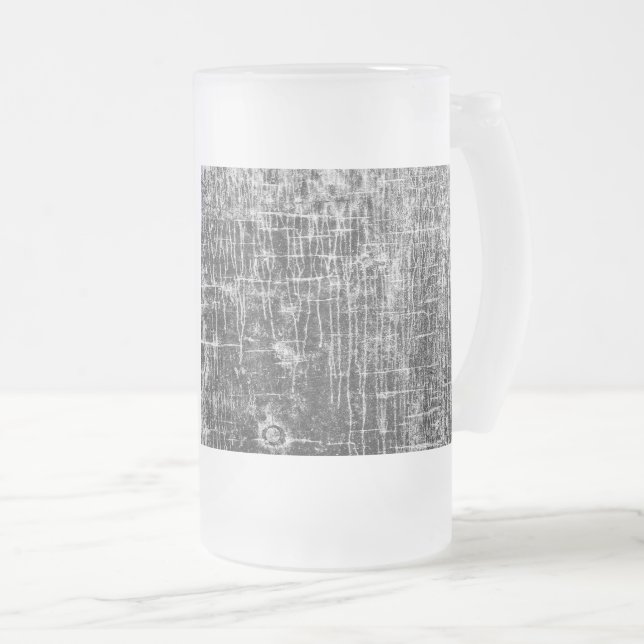 Absperrwände mattiertes Glasbier Tasse (VorderseiteRechts)