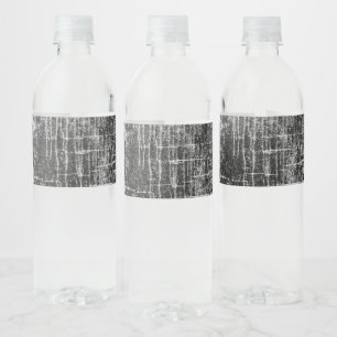 Absperrwände Wasserflaschenetikett