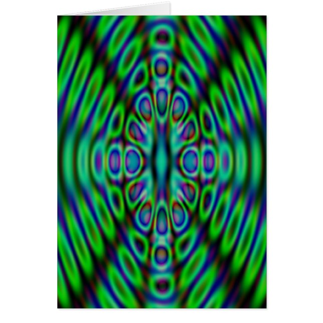 Abstact Blue and Green All Occasas (Vorne)