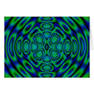 Abstact Blue und Green