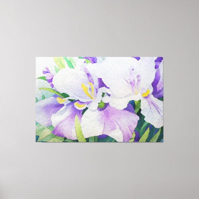 *~* Abstact Floral TV2 Stretched Canvas Print Leinwanddruck (Vorderseite)