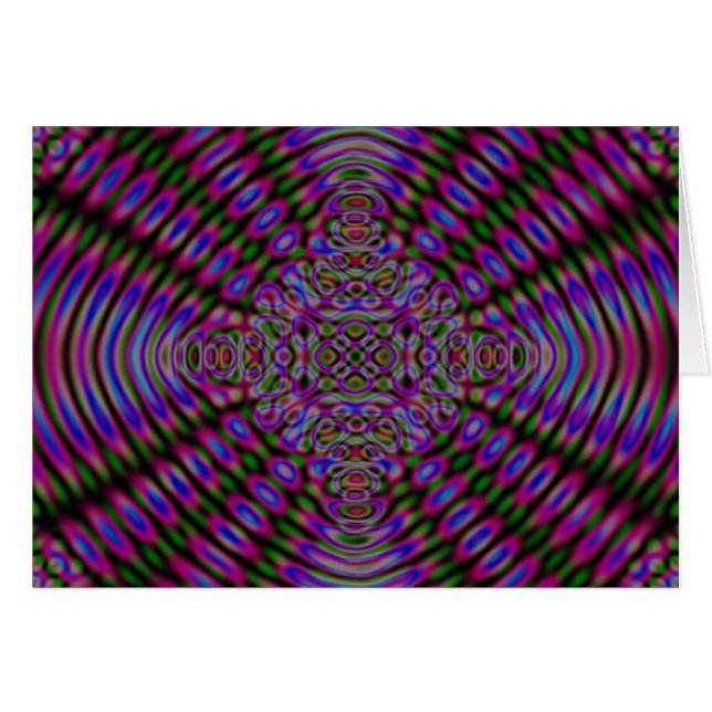 Abstact Jedes Anlasses Grußkarte (Vorderseite (Horizontal))