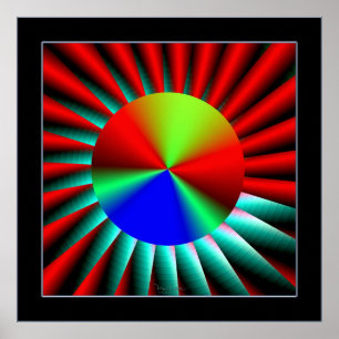 Abstands-Tiefen-Vorstellung Poster