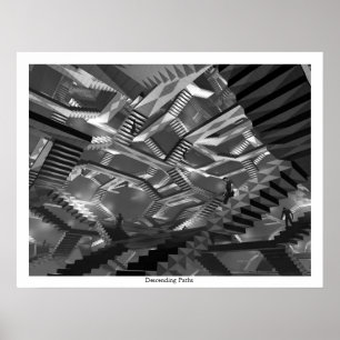 Absteigende Wege Poster