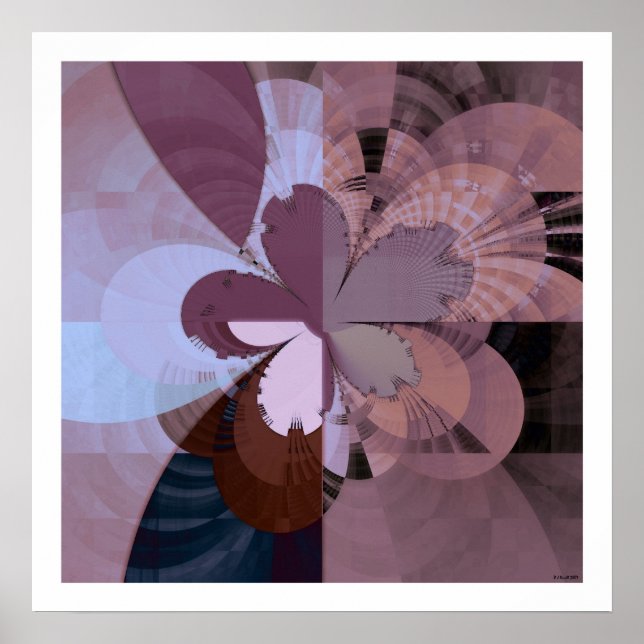 Abstfraktal 2 poster (Vorne)