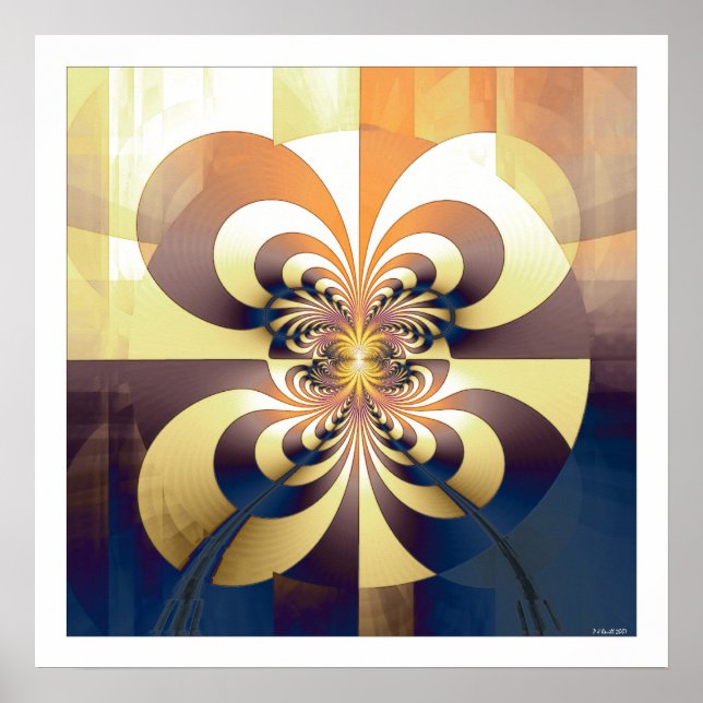 Abstfraktal 7 poster (Vorne)