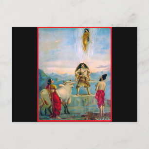 Abstieg des Ganga Postkarte