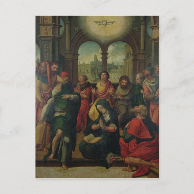 Abstieg des Heiligen Geistes Postkarte (Vorderseite)