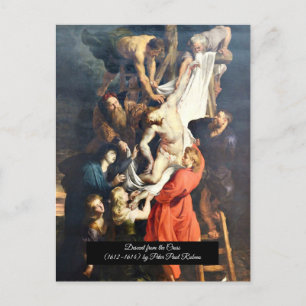 Abstieg vom Kreuz Postkarte