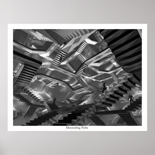 Abstiegspfade Poster (Vorne)