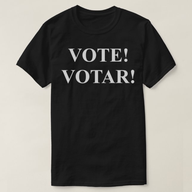 ABSTIMMUNG 2020 T-Shirt (Design vorne)