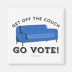 Abstimmung 2024 - Vom Sofa absteigen Magnet