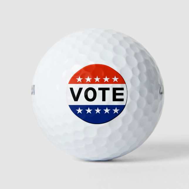 Abstimmung 2026 Zwischenwahlen Golfball (Vorderseite)