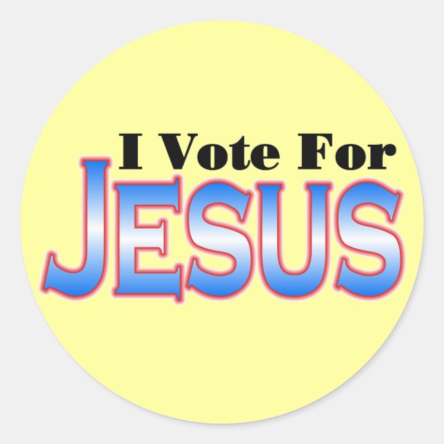 Abstimmung 4 JESUS STICKERS (Vorderseite)