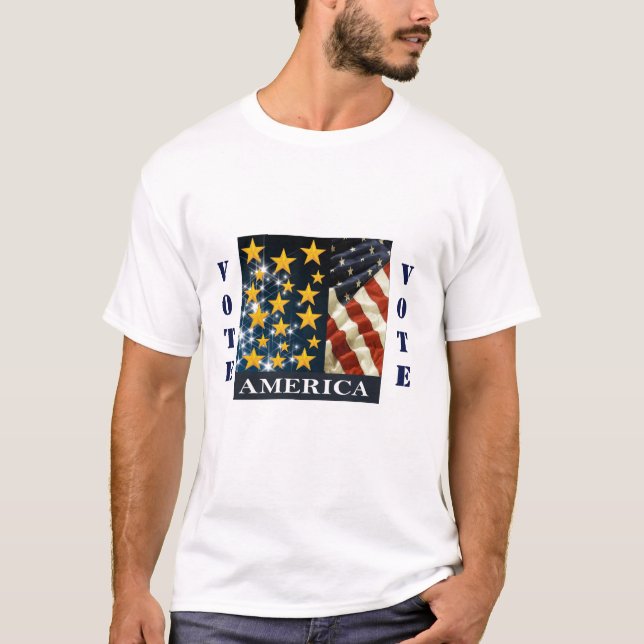 ABSTIMMUNG AMERIKA T-Shirt (Vorderseite)