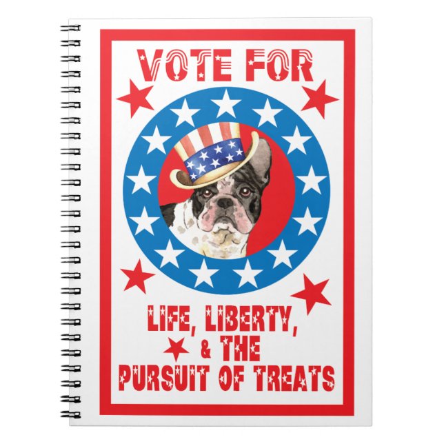 Abstimmung auf französisch notizblock (Vorderseite)