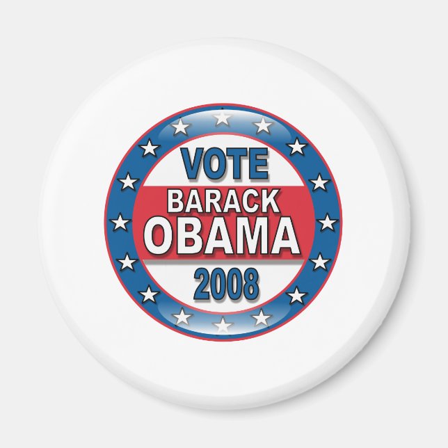 Abstimmung Barack Obama 2008 Magnet (Vorne)