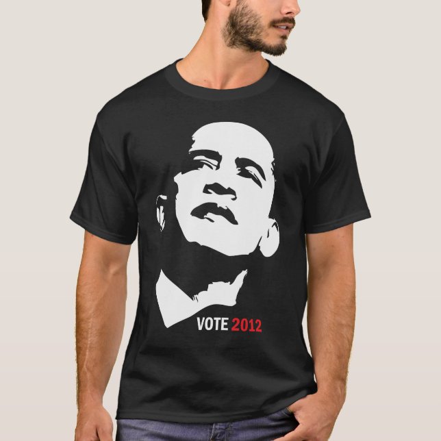 Abstimmung Barack Obama 2012 T-Shirt (Vorderseite)