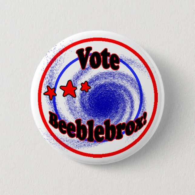 Abstimmung Beeblebrox Knopf Button (Vorderseite)
