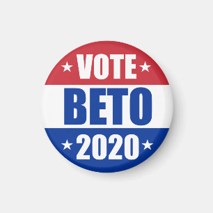 Abstimmung Beto O'rourke für USA Präsidenten Wah Magnet