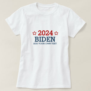 Abstimmung Biden 2024 - personalisierter Text T-Shirt