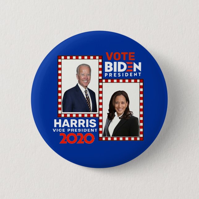 Abstimmung Biden / Harris 2020 Button (Vorderseite)