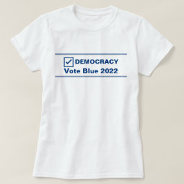 Abstimmung Blue 2024 Demokratie T-Shirt